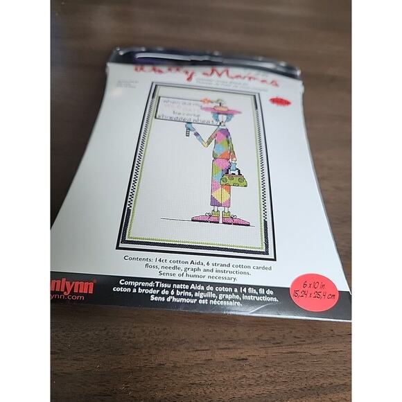 Janlynn Dolly Mamas Counted Cross Stitch Kit WILD OATS 6" x 10" NEW Complete Pkg - Picture 2 of 3